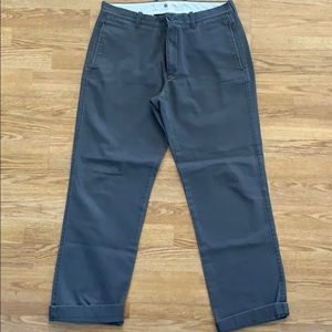 32x30 Grey J. Crew Chinos